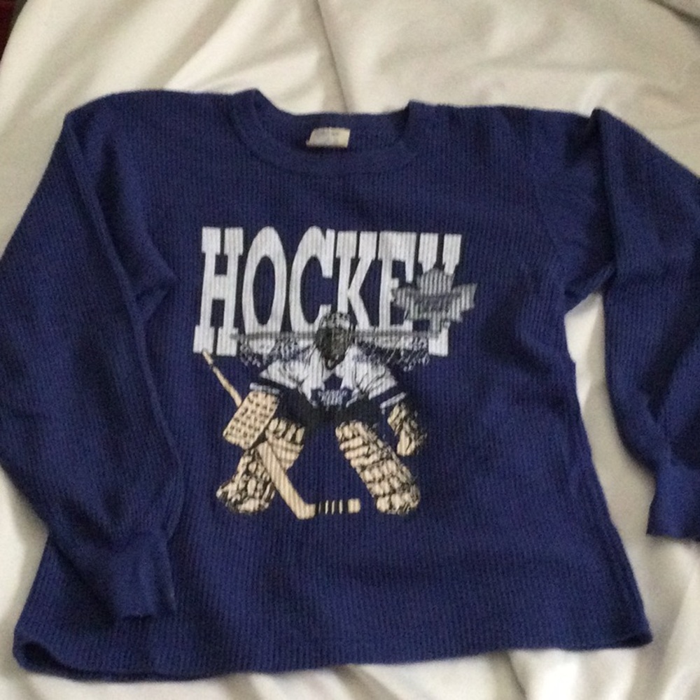 Toronto Maple Leafs boys thermal tshirt
